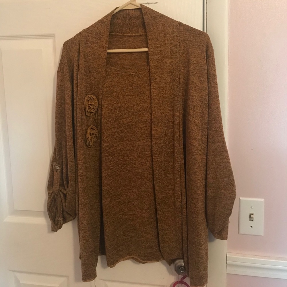 Cardigan/top combo